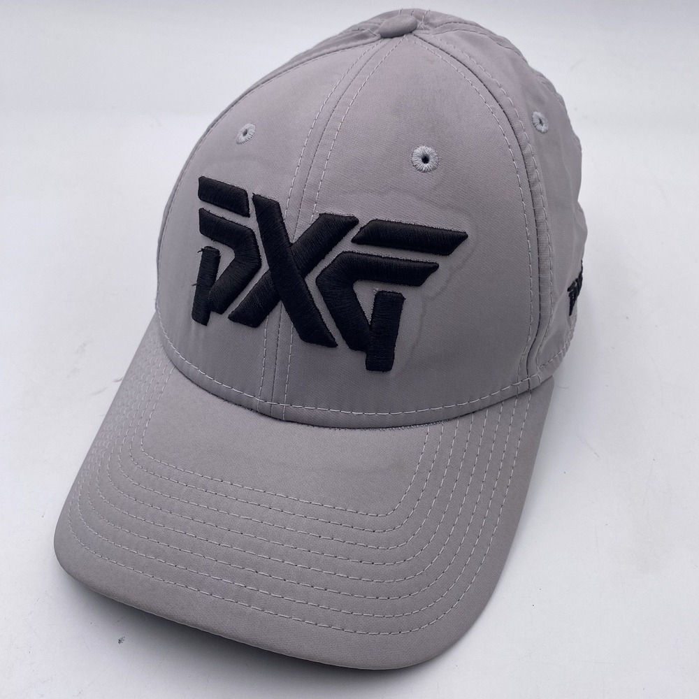 PXG Golf Hat Gray Stretch Fitted Size Small Medium SEE PICS